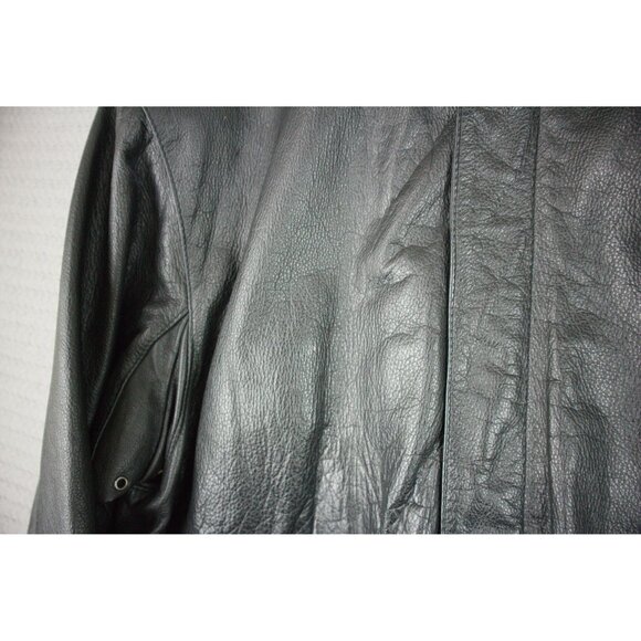 Wilsons Leather Vintage Bomber Leather Jacket Mens Small - Picture 6 of 8